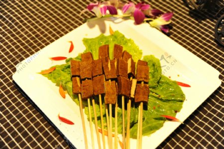 豆腐干串串餐厅拍摄