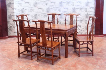 红木家具明式餐桌