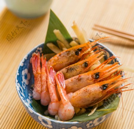日式料理虾