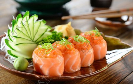 诱人的日本寿司美食高清