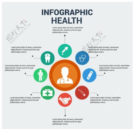健康信息图表