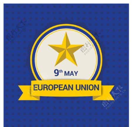 欧盟标志贺卡
