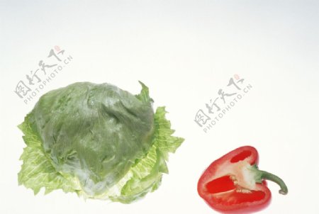 白菜和红椒