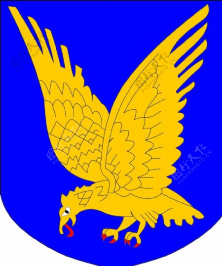 鹰鸟徽标