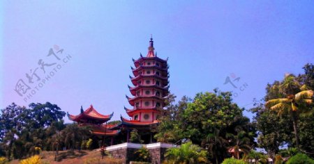 印尼三宝垄观音塔