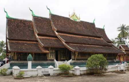 老挝寺庙琅布拉邦