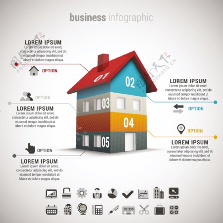 房子信息图表