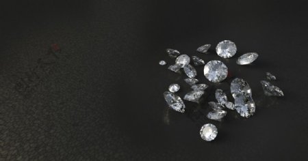3D钻石模型桌面