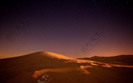 沙漠夜空