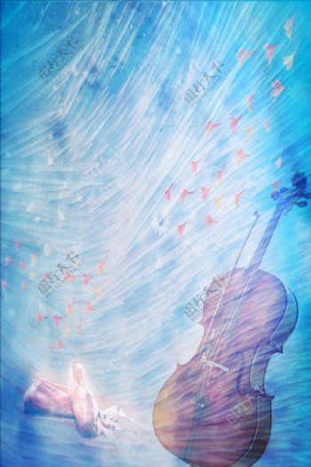 蓝色提琴