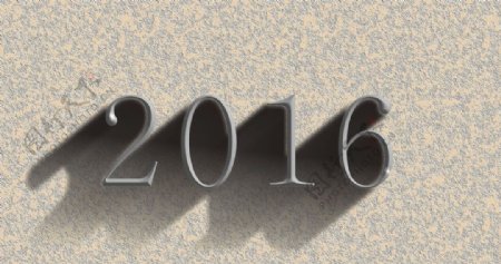 2016立体字