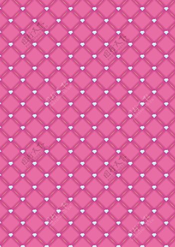 粉色钻石背景芭比素材