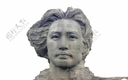 毛泽东青年头像雕塑