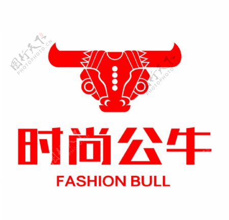 时尚公牛logo