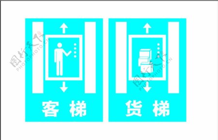 电梯指示牌