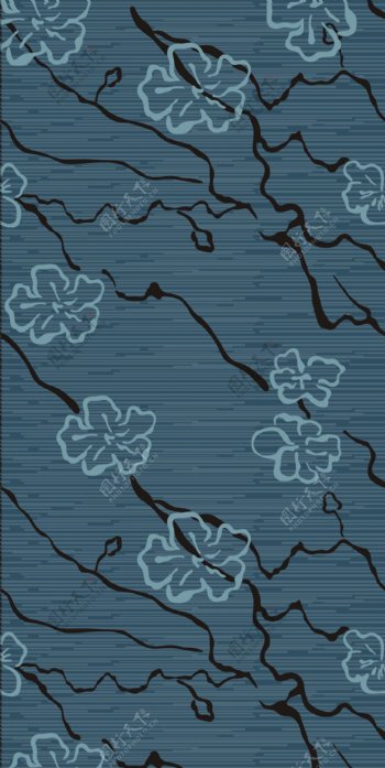 梅花地毯图
