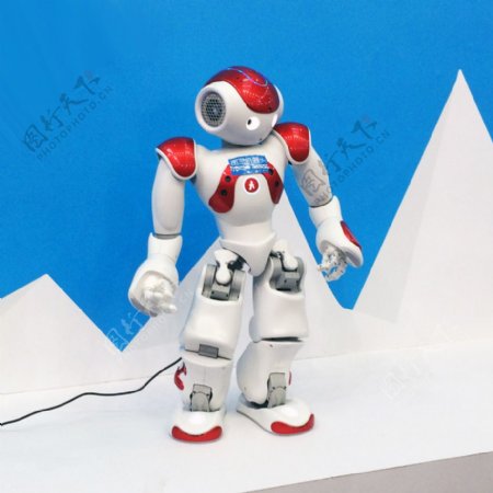 高科技智能红色机器人