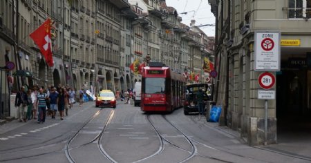 瑞士伯尔尼的街道