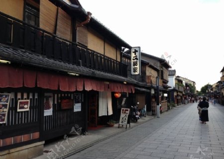 具有日本风格的街道