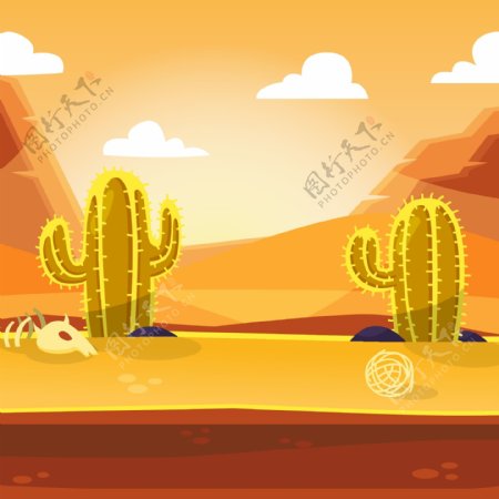 沙漠插画