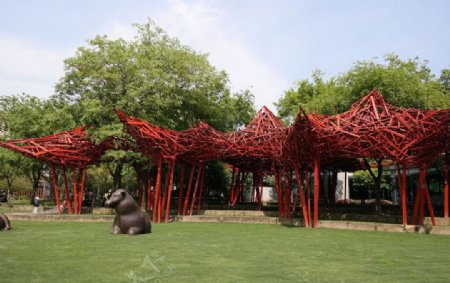静安寺雕塑公园