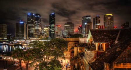 澳大利亚悉尼辉煌夜景