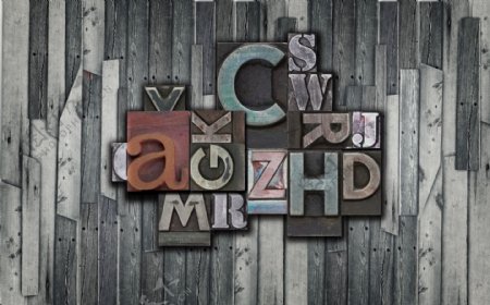 3D立体字母背景墙