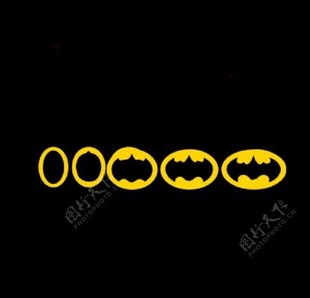 创意体恤蝙蝠侠标志
