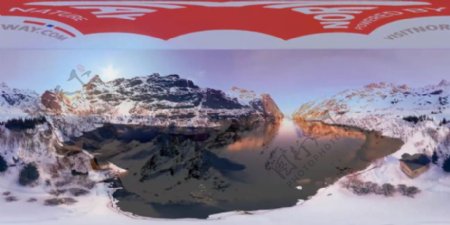 绝美雪山滑翔VR视频