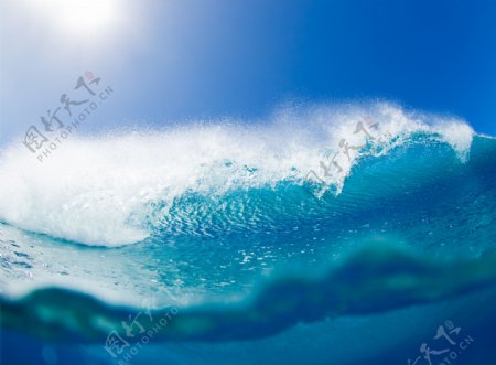 波浪海浪风景图片