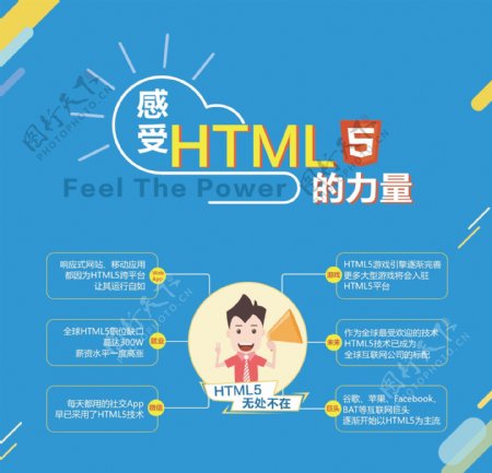 HTML5校园海报