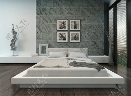 现代时尚卧室装饰设计图片