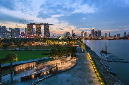 美丽新加坡风景图片