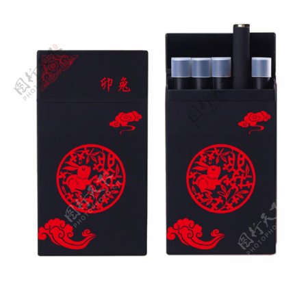 电子烟烟盒包装萝卜兔设计