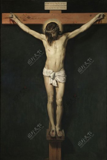十字架上的男人图片