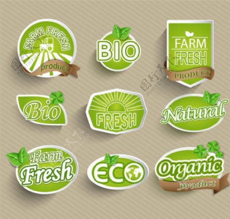 绿色食品标签图片