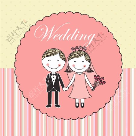 婚礼主题卡片设计图片1