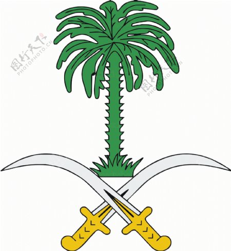 沙特阿拉伯国徽jpg