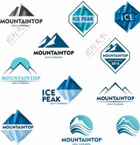 山水logo设计图片