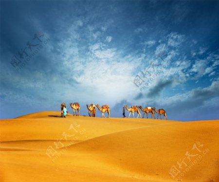 美丽迪拜沙漠风景