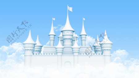云上的城堡图片