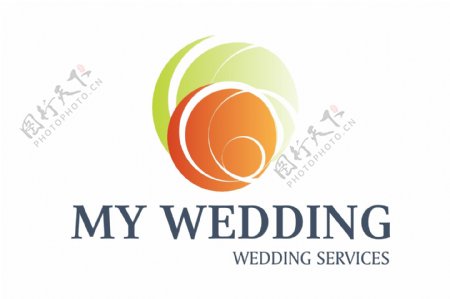婚礼logo设计模板下载
