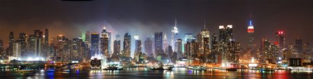 巨幅纽约夜景