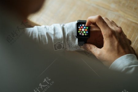 手苹果技术样机手表时钟男公众域图像