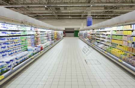 超市卫生用品类区域陈列图片
