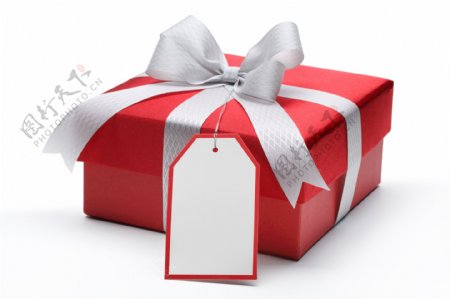 红色方形礼物盒图片