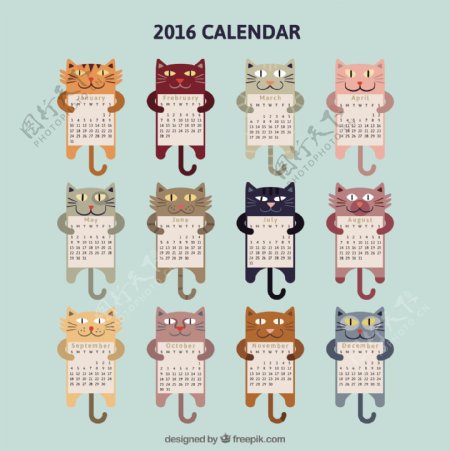 猫的日历