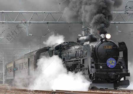 古老的蒸汽机火车