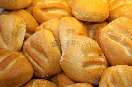 金黄可口的面包