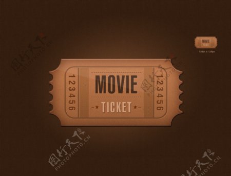 纸质电影票
